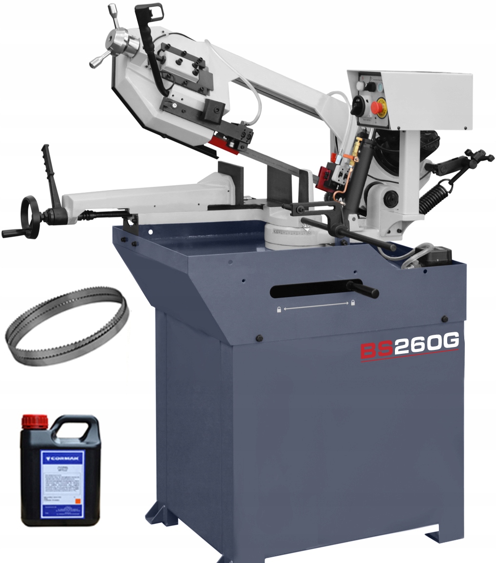 STROJ NA REZANIE KOVOV PÁSOVÁ PÍLA BS 260G TMENOMER